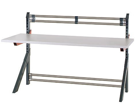 5.0 Pack- und Arbeitstisch, höhenverstellbar durch Kurbel, Verstellbereich: 720 bis 1070 mm
