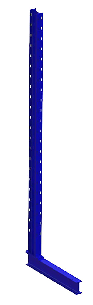Kragarmregalständer leicht, einseitig, 2500 x 600 (HxT)