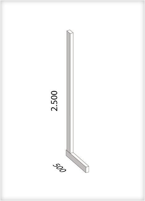 KR Ständer M-E 2500-500