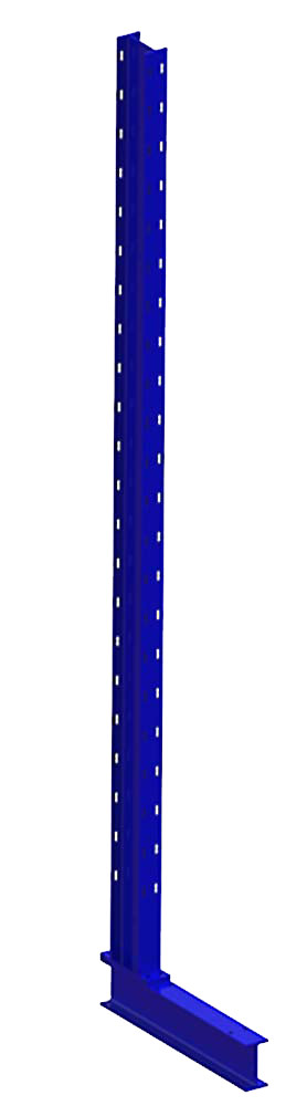 Kragarmregalständer leicht, einseitig, 2500 x 400 (HxT)