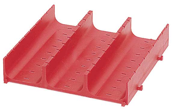 3er-Muldenplatte, BxTxH 150x150x30mm