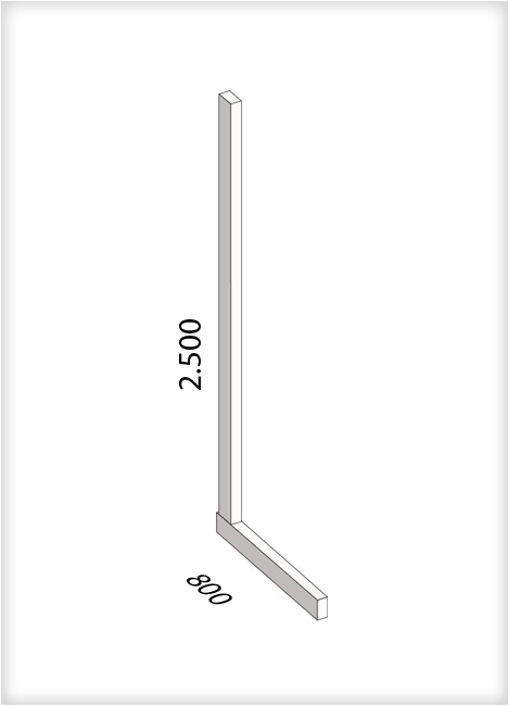 KR Ständer M-E 2500-800