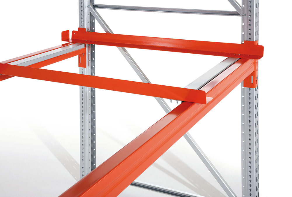 Winkelauflagerahmen, schwer, Belastung: 1150 kg (pro Paar), (BxT) 1200 x 800 mm, für Queereinlagerung, verzinkt