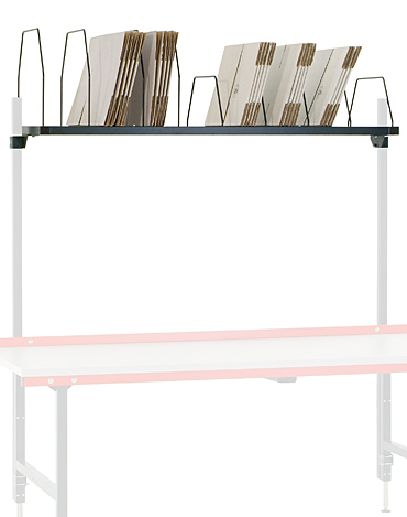 Anbaumagazin, 6 Stahlbügel, (BxTxH) 1.015 x 600 x 400 mm, Flächenbelastung bis 50 kg 