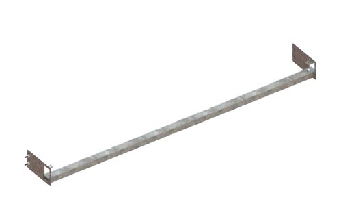 Durchschubsicherung L-100, leicht, 2700 mm (L), verzinkt