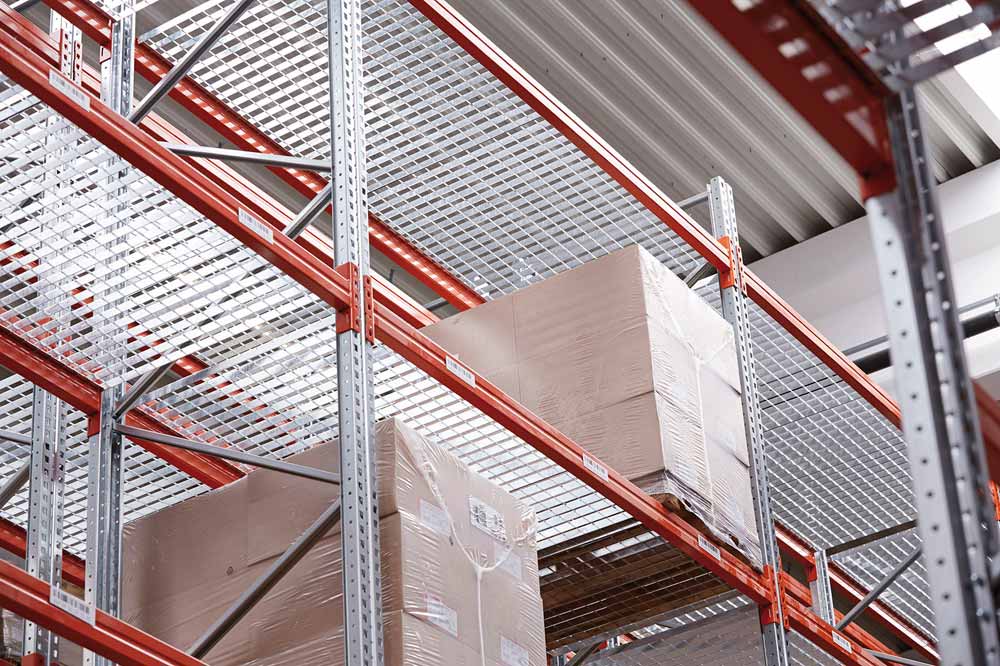 Gitterrostboden AL MW50/40, 2700 x 800 mm (BxT), aufliegend