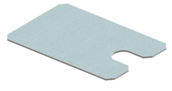 Unterlegblech 1,5 mm, verzinkt