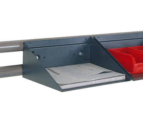 5.0 Mehrzweckablage, (BxTxH) 315 x 240 x 130 mm, Montage an Rohrtraversen, Tragfähigkeit: 15 kg