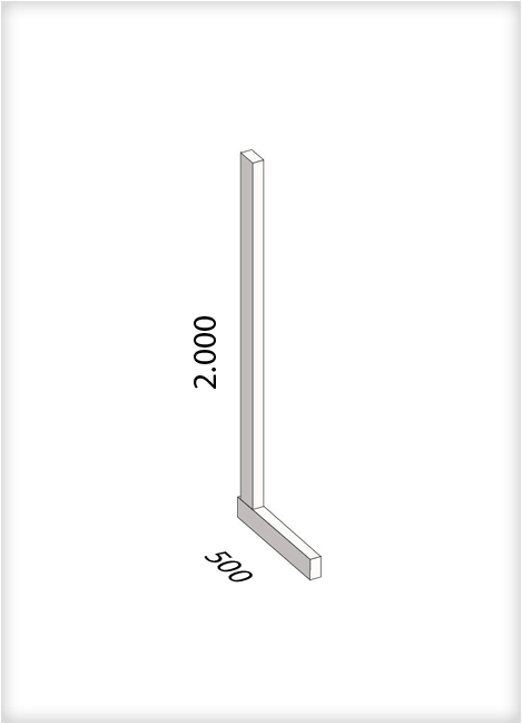 KR Ständer M-E 2000-500