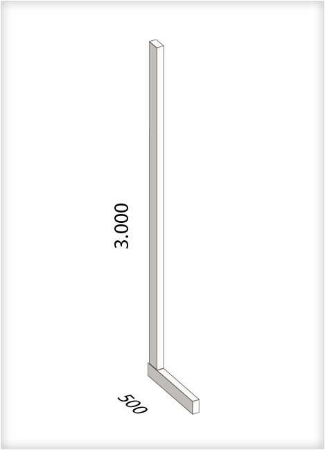 KR Ständer M-E 3000-500