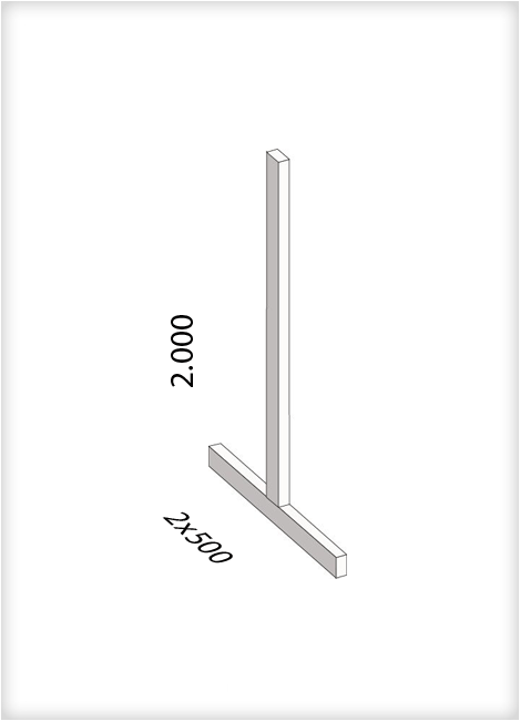 KR Ständer M-D 2000-1000