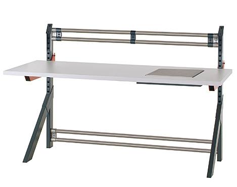 ERGOPAK 5.0 Pack- und Arbeitstisch, (B x T x H) 2000 x 1040 x 1330 mm, mit Paketwaage, eichfähig
