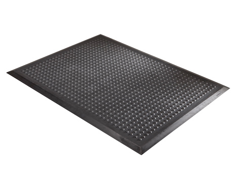 Arbeitsplatzmatte Wet, (BxTxH) 1350 x 1000 x 16 mm, Kugelnoppenoberfläche für "Feuchtarbeitsplätze", rutschhemmend
