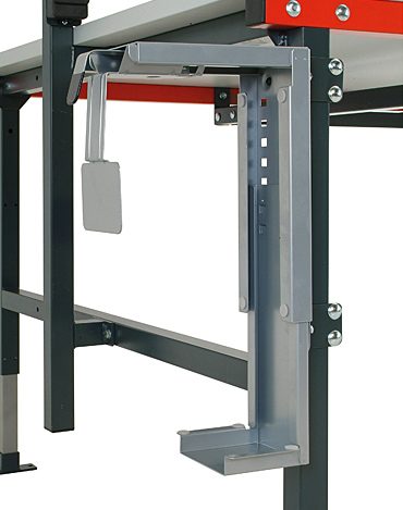 PC-Halterung, (BxTxH) 100 bis 242 x 150 x 320 bis 545 mm, zur Montage unter Tisch