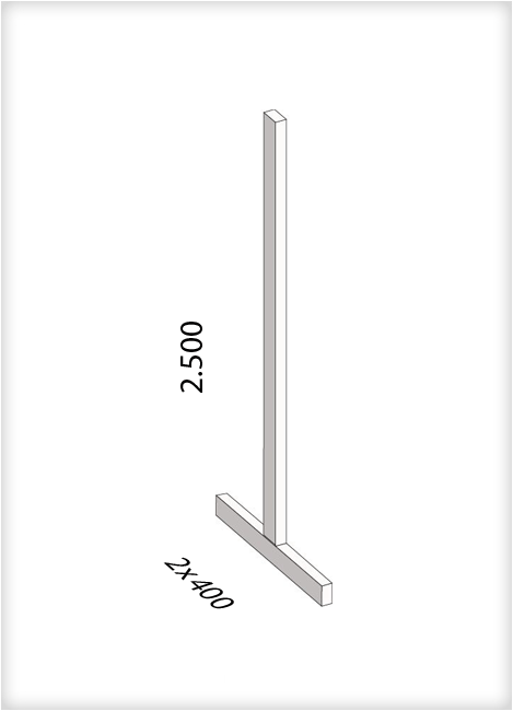 KR Ständer M-D 2500-800