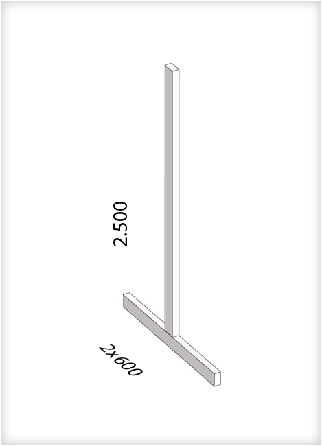 KR Ständer M-D 2500-1200