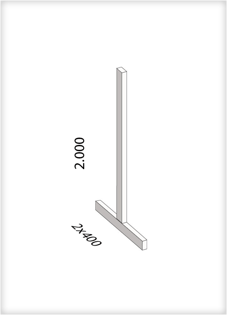 KR Ständer M-D 2000-800