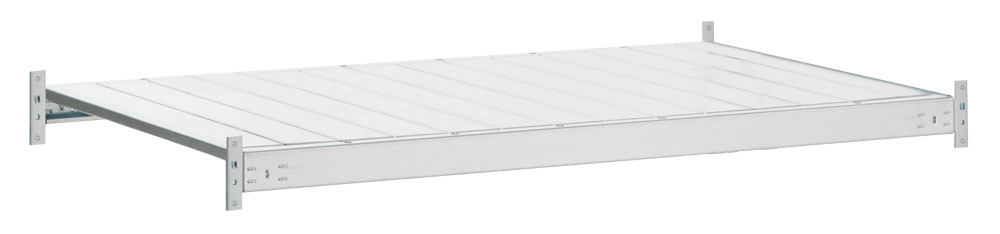 Zusatzboden, Tragkraft: 490 kg, (BxT) 2600 x 1050 mm, mit Stahlpaneele, verzinkt 