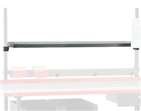 Ablagebord, (BxT) 1046 x 400 mm, für Tischbreite 1600 mm, Flächenbelastung bis 50 kg
