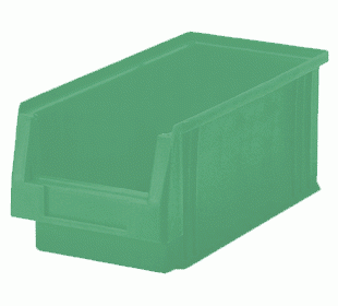 Sichtlagerkasten SL3, grün, (BxTxH) 150 x 230 x 125 mm 